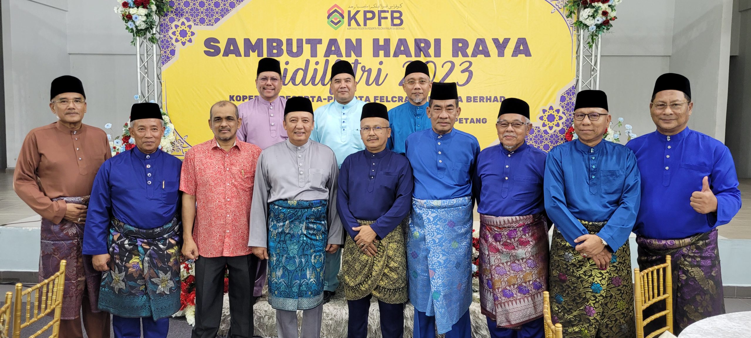 gambar sekitar majlis hari raya KPFB Pada 18.5.2023 Pusat Komuniti Setiawangsa
